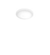Plafoniera IDEAL LUX ATRIUM 265803, D35, LED 12W, finisaj alb, abajur sticla