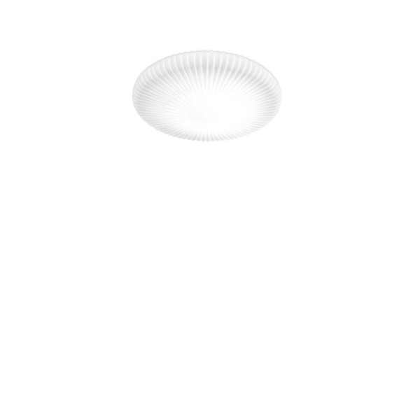 Plafoniera IDEAL LUX ATRIUM 265803, D35, LED 12W, finisaj alb, abajur sticla