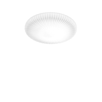 Plafoniera IDEAL LUX ATRIUM 265841, D55, LED 34W, finisaj alb, abajur sticla