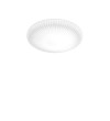 Plafoniera IDEAL LUX ATRIUM 265841, D55, LED 34W, finisaj alb, abajur sticla