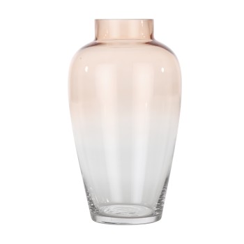 Vaza decorativa sticla KENYASI, roz transparent, 421357 - 1