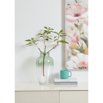 Vaza decorativa sticla KENYASI, verde transparent, 421361 - 1