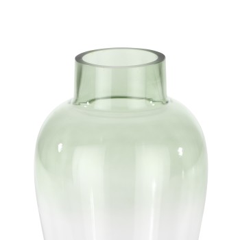 Vaza decorativa sticla KENYASI, verde transparent, 421361 - 1