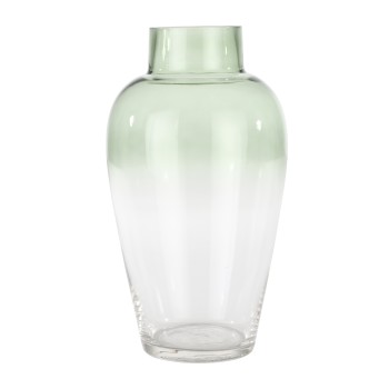 Vaza decorativa sticla KENYASI, verde transparent, 421361 - 1