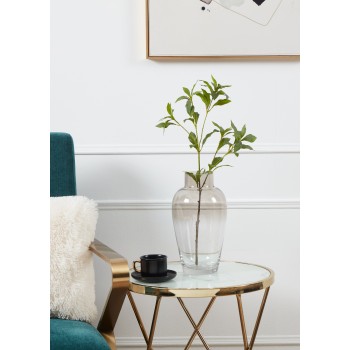 Vaza decorativa sticla KENYASI, maro transparent, 421362 - 1