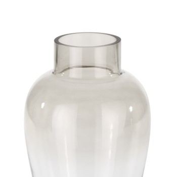 Vaza decorativa sticla KENYASI, maro transparent, 421362 - 1