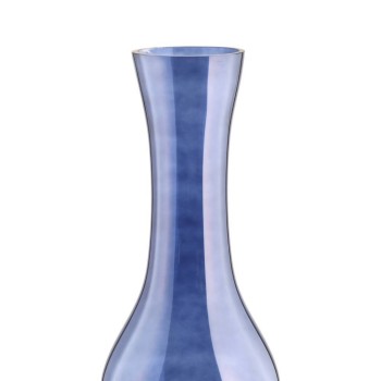 Vaza decorativa sticla LONGKALI, albastru, 421374 - 1