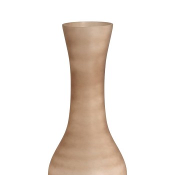 Vaza decorativa sticla LONGKALI, maro satinat, 421376 - 1