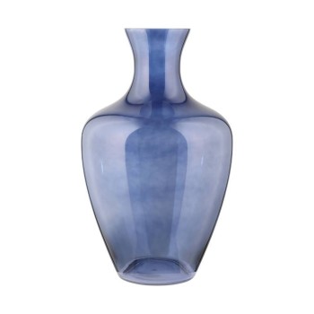 Vaza decorativa sticla LONGKALI, albastru, 421377 - 1