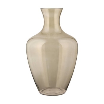 Vaza decorativa sticla LONGKALI, maro, 421378
