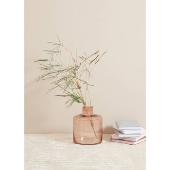 Vaza decorativa sticla NABAS, roz, 421386 - 1