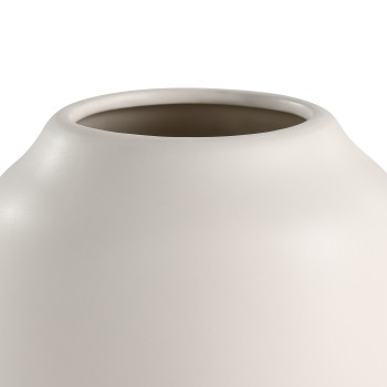 Vaza decorativa ceramica LOVRAN, crem, 421398 - 1