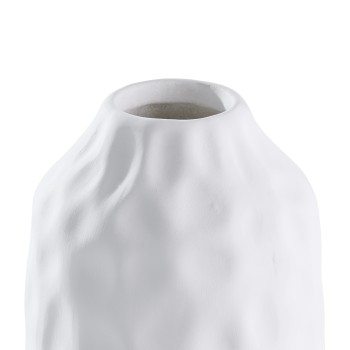 Vaza decorativa ceramica LOVRAN, alb, 421399 - 1