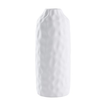 Vaza decorativa ceramica LOVRAN, alb, 421399 - 1