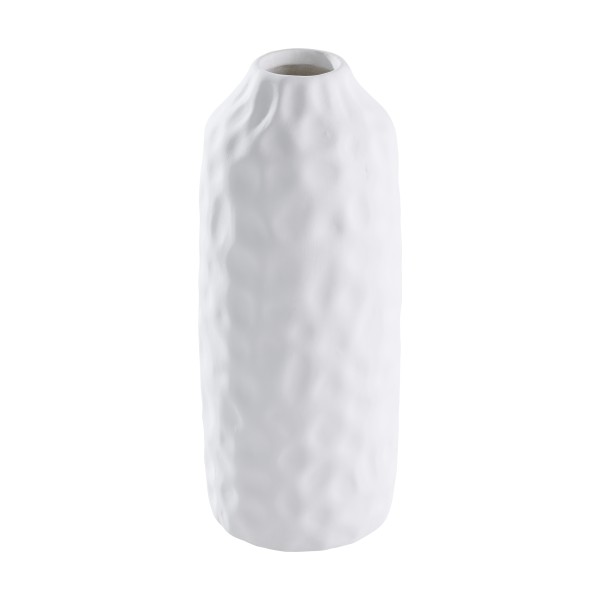 Vaza decorativa ceramica LOVRAN, alb, 421399 - 1