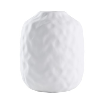 Vaza decorativa ceramica LOVRAN, alb, 421401 - 1