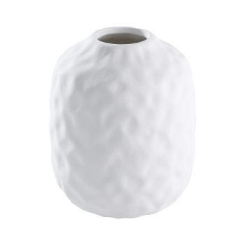 Vaza decorativa ceramica LOVRAN, alb, 421401