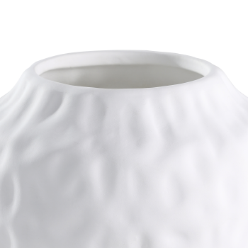 Vaza decorativa ceramica LOVRAN, alb, 421402