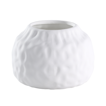 Vaza decorativa ceramica LOVRAN, alb, 421402