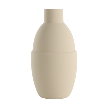 Vaza decorativa ceramica LYAGLAN, nisipiu, 421404