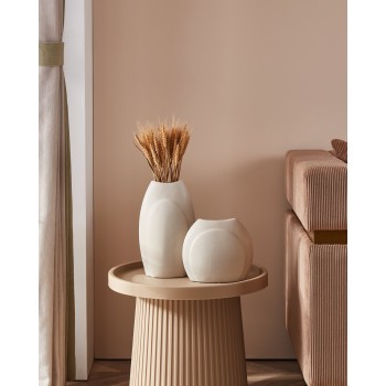 Vaza decorativa ceramica LYAGLAN, bej, 421406 - 1