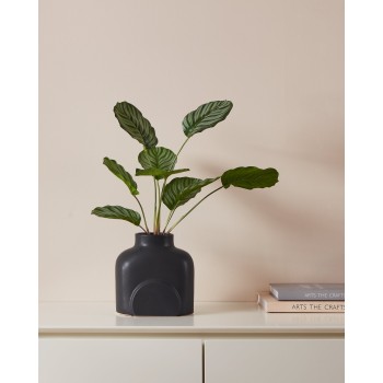 Vaza decorativa ceramica LYAGLAN, negru, 421407 - 1