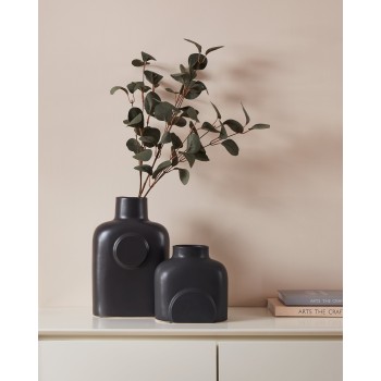Vaza decorativa ceramica LYAGLAN, negru, 421408 - 1