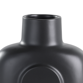 Vaza decorativa ceramica LYAGLAN, negru, 421408