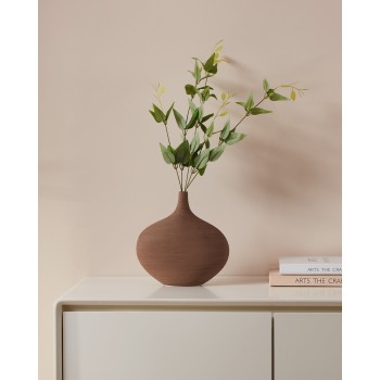 Vaza decorativa ceramica SARYKSU, maro, 421412 - 1