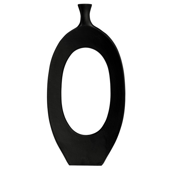Vaza decorativa aluminiu ANKAREFO, negru, 421425 - 1
