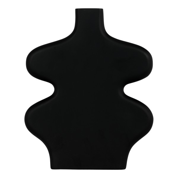 Vaza decorativa lemn de mango MELOBODY, negru, 421427 - 1