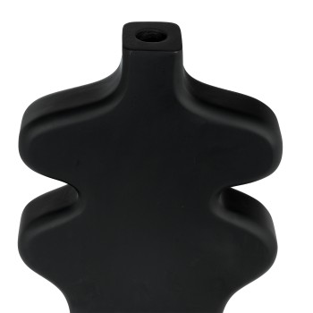 Vaza decorativa lemn de mango MELOBODY, negru, 421427 - 1