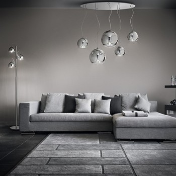 Lustra moderna NEMO PLUS SP4 149561 Ideal Lux, fumuriu - 1