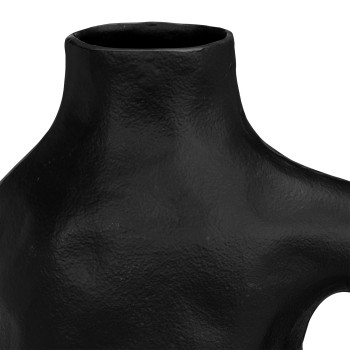 Vaza decorativa aluminiu CHELEK, negru, 421432 - 1
