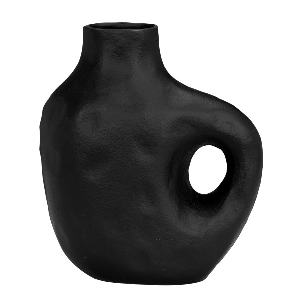 Vaza decorativa aluminiu CHELEK, negru, 421432 - 1