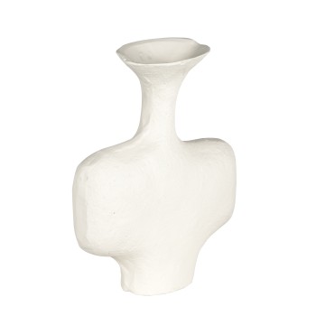 Vaza decorativa aluminiu CHELEK, alb, 421433 - 1