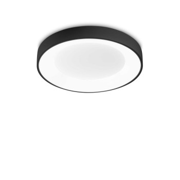 Plafoniera IDEAL LUX PLANET 312330, D40, LED 22W, 3000K, finisaj negru, difuzor alb