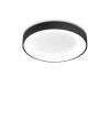Plafoniera IDEAL LUX PLANET 312330, D40, LED 22W, 3000K, finisaj negru, difuzor alb