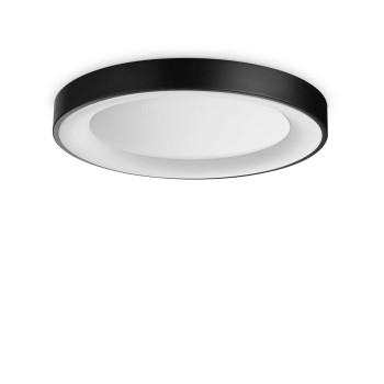 Plafoniera IDEAL LUX PLANET 328157, D50, LED 28W, 3000K, finisaj negru, difuzor alb