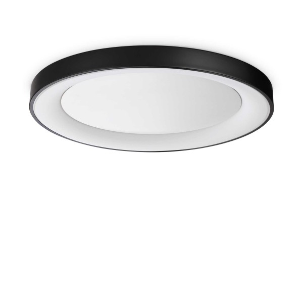 Plafoniera IDEAL LUX PLANET 312361, D60, LED 33W, 3000K, finisaj negru, difuzor alb