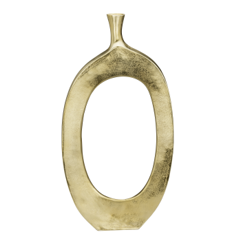 Vaza decorativa aluminiu ANKAREFO, auriu, 421449