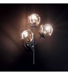 Aplica KEPLER AP3 187006 Ideal Lux, E27, 3x40W, negru