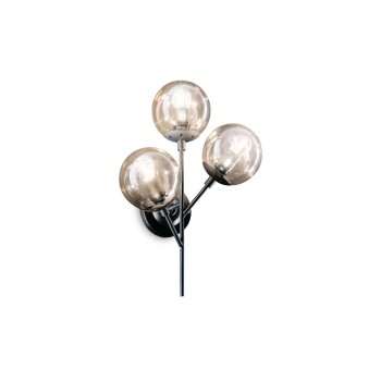 Aplica KEPLER AP3 187006 Ideal Lux, E27, 3x40W, negru - 1