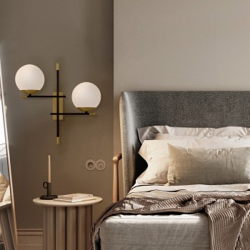 Aplica de perete Nostalgia MAYTONI, E14, 2x40W, gold-MOD048WL-02G - 1