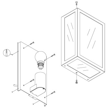 Aplica baie EGLO AMEZOLA 99123, E27 1X60W, negru - 1