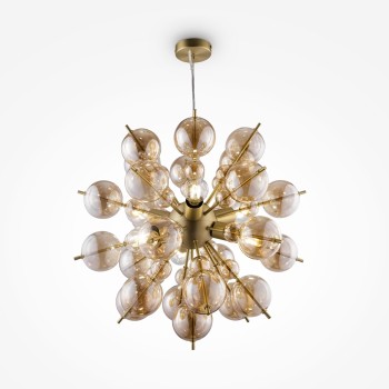 Pendul MAYTONI Bolla MOD133PL-06BS, E27 6X60W, Chihlimbar - 1
