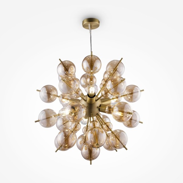Pendul MAYTONI Bolla MOD133PL-06BS, E27 6X60W, Chihlimbar - 1