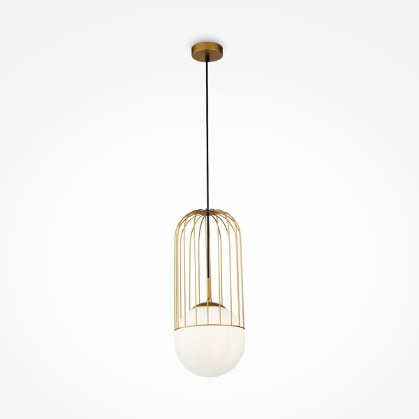 Pendul MAYTONI Telford P363PL-01G, D20, E27, 1x40W, gold - 1