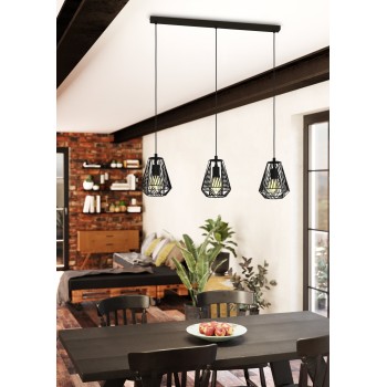 Lustra EGLO STYPE 43693, E27 3X40W, Negru - 1