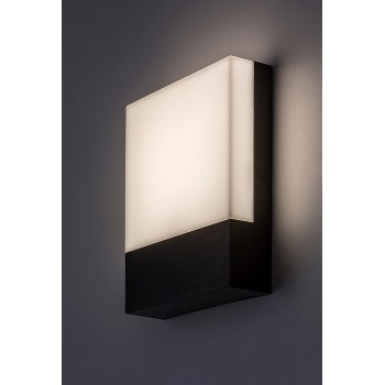 Aplica perete exterior Rabalux 77097 GIMONE cu LED, 10W, negru - 1